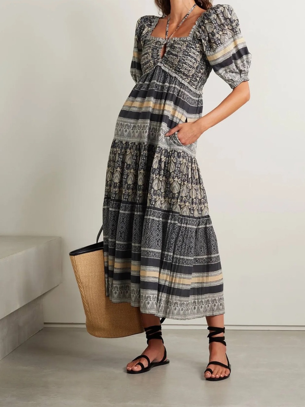 Sea New York Tasha Cotton Boho Dress